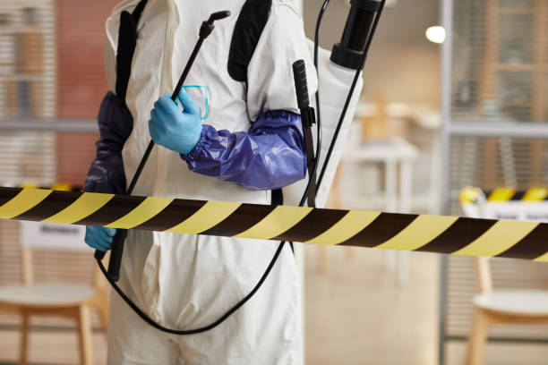 Professional Infectious Disease Decontamination technician working in Mulberry, NC